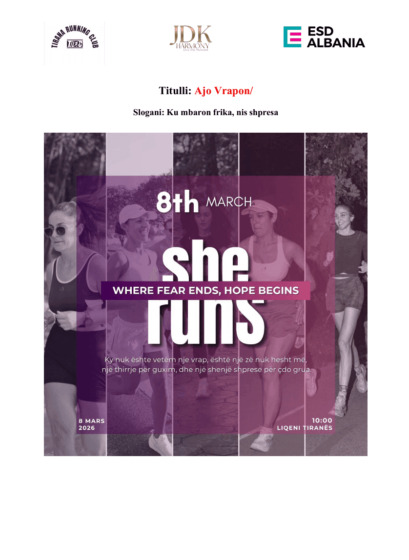 “Ajo Vrapon” / “She Runs”